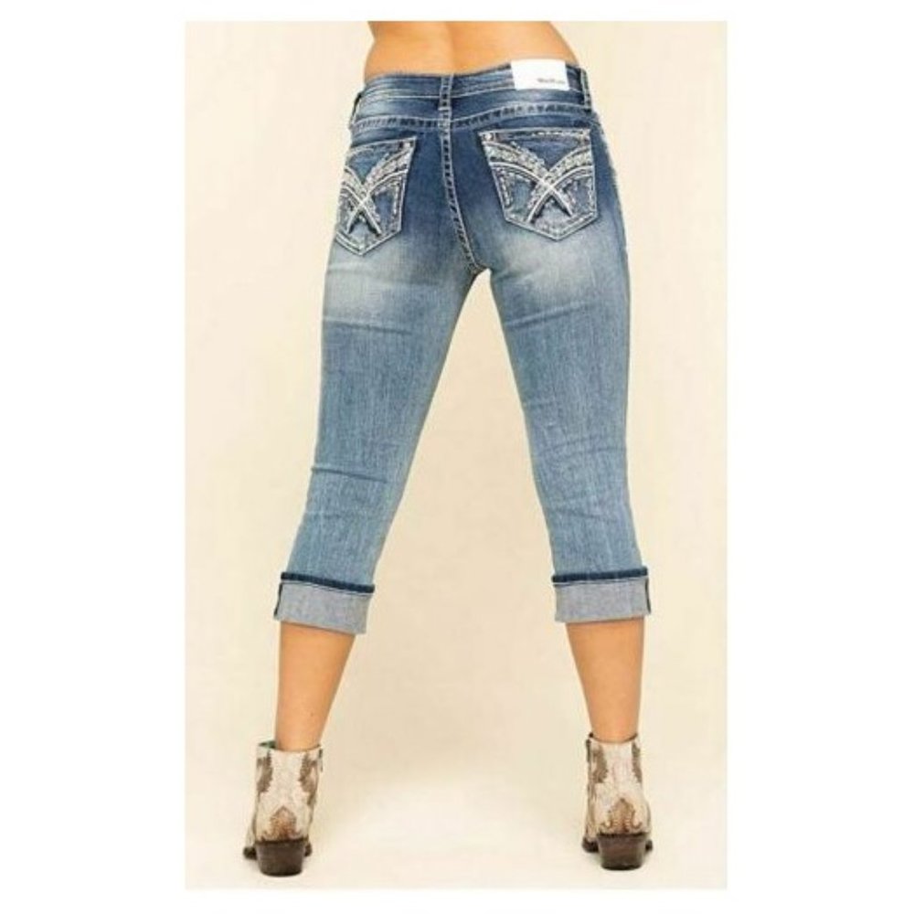 Grace in LA Jeans Women's Stretch Capri Jeans